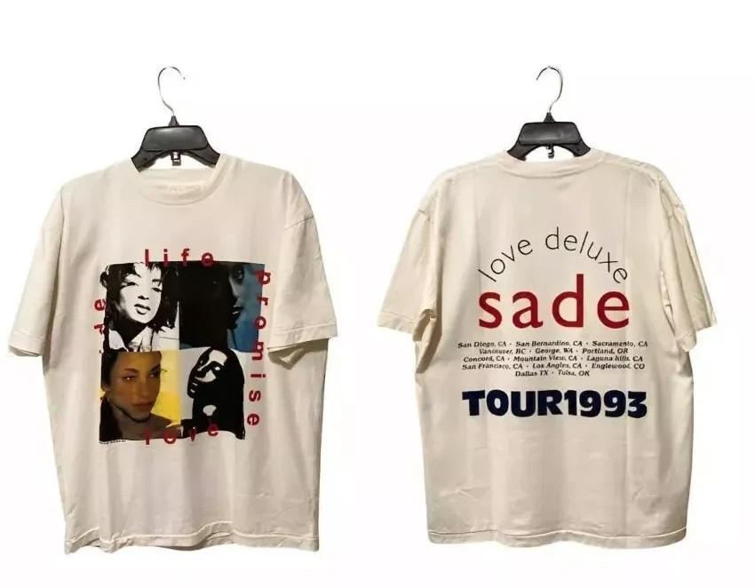 Винтажная футболка Sade Love Tour 1993, размеры S-5XL, унисекс S