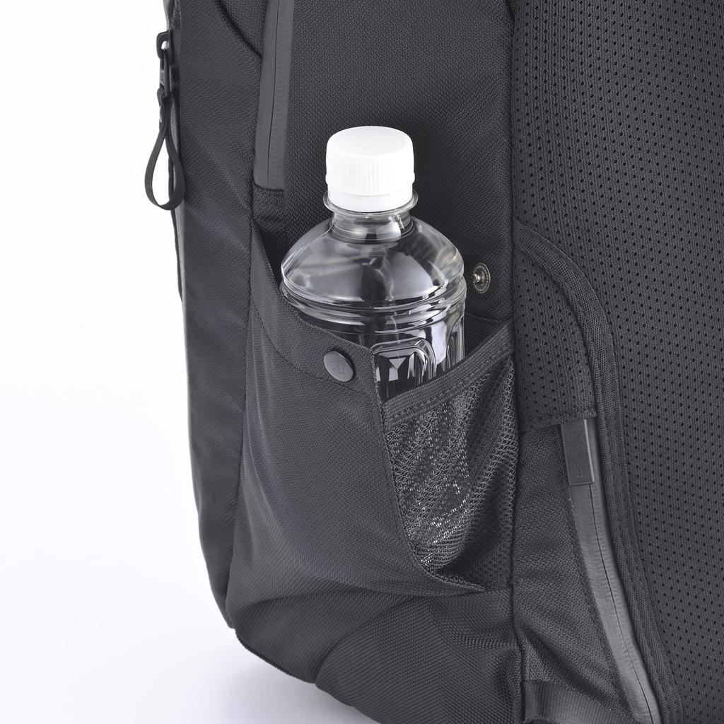 Ace Gene Business Backpack, B4 Size Compatible, Water-Resistant, Fits 15.6-inch Laptops, Air Mesh Backing, Rugmaster No. 67813, Men's, Black