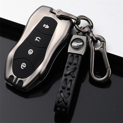 Capa para Chave de Carro Porta-Chaves Protetor para Geely Novo Emgrand GS X6 SUV EC7 Acessórios de Estilo de Carro Fivela Fob Chaveiro