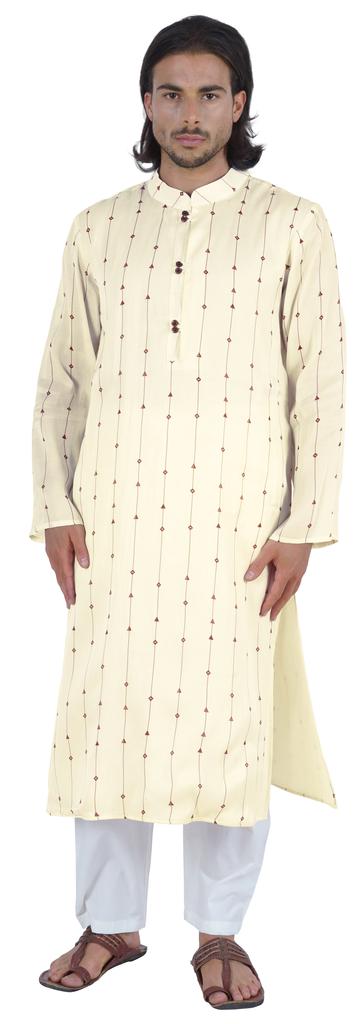 Atasi Traditional Party Wear Long Sleeve Kurta  Mandarin Collar Neck Casual