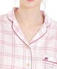 Narue Pajama Size Double Gauze Girly Check Tailored Pajamas Women's Set, 50,