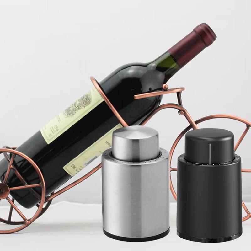 Stainless Steel Vacuum Wine Stopper with Scale