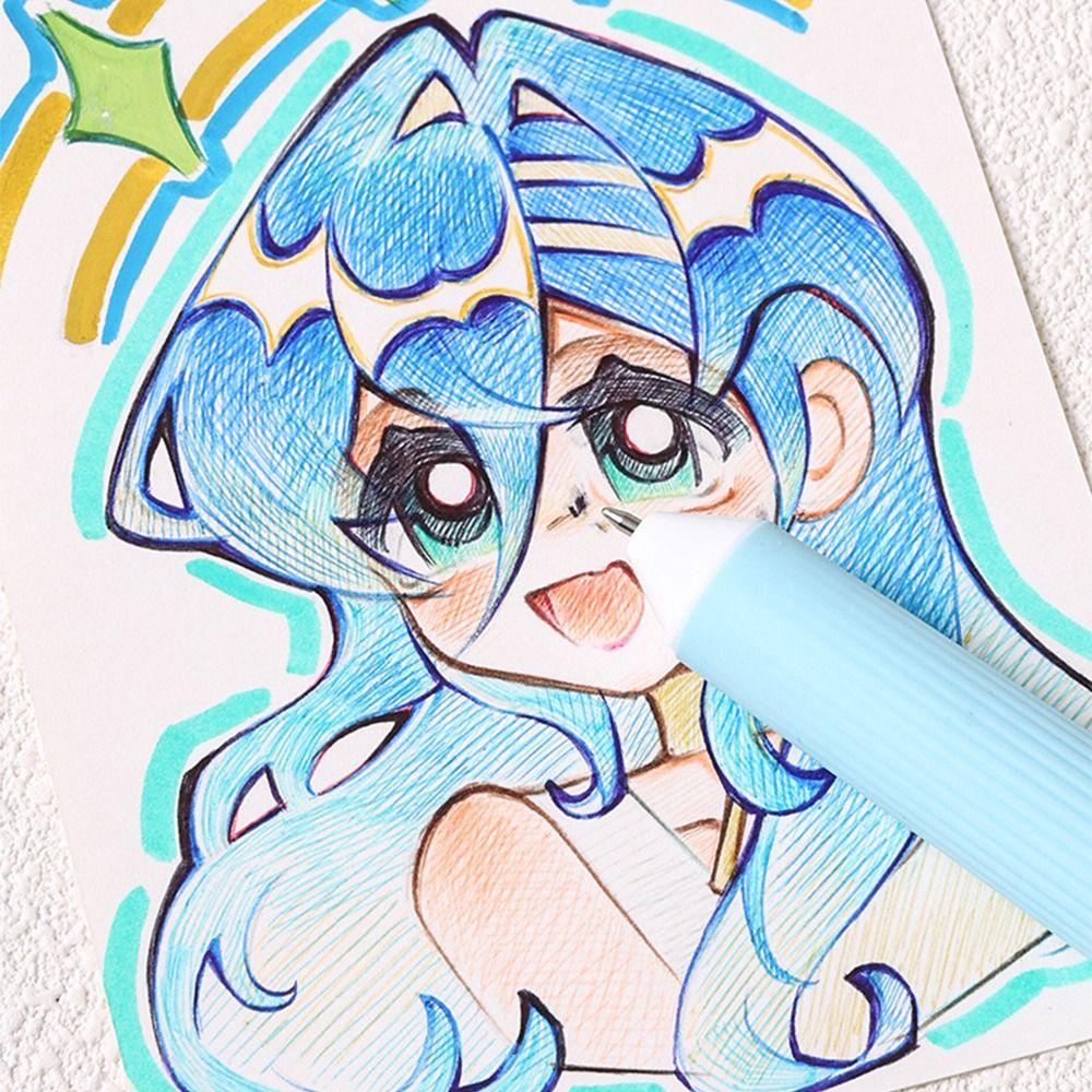 3Pcs/Set 10 in 1 Multicolor Ballpoint Pens Creative Press Roller Ball Pen Colored Marker  School