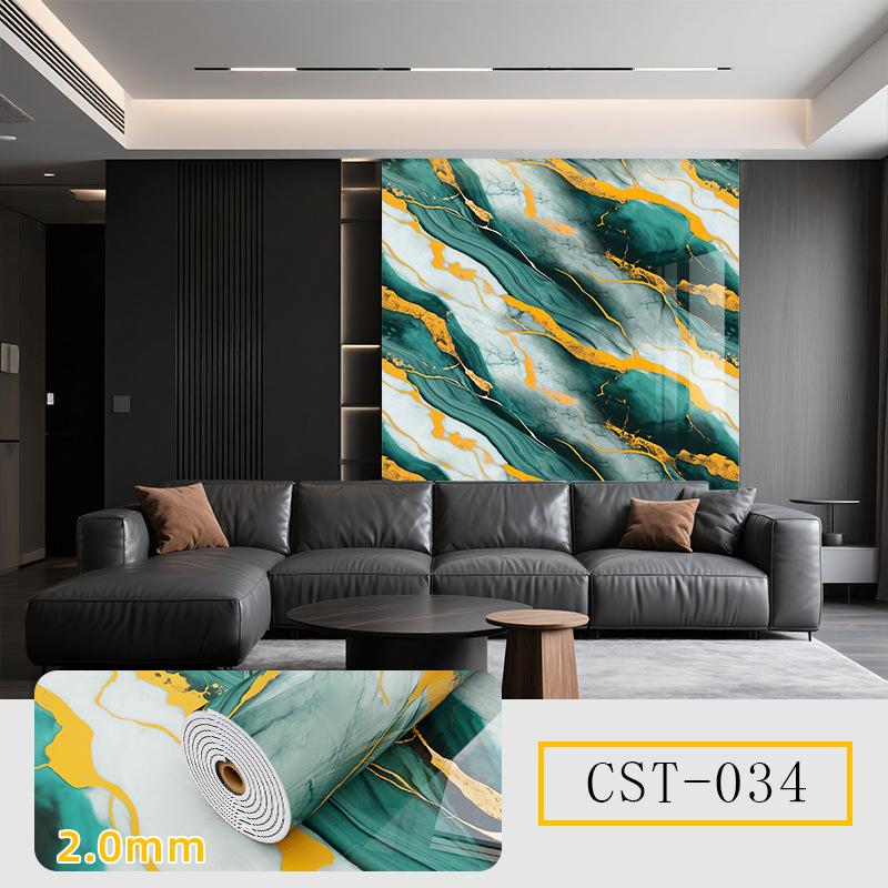 Roll-up Fliesenaufkleber Tapete Selbstklebend Wasserdichte Tapete Verdickter Marmor Verdickte Rolle Dekorative Wandaufkleber