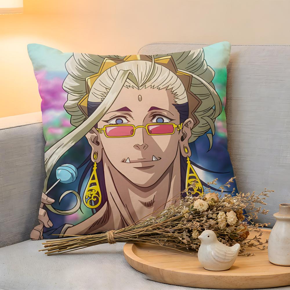 Cushion Cover Linen SkinFriendly Soft Decorative Case For Sofa Home Decor Hot Anime RRecord Of Ragnarok Pillow Cover