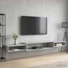 Wall Mounted TV Cabinet Wall Shelf Concrete Grey