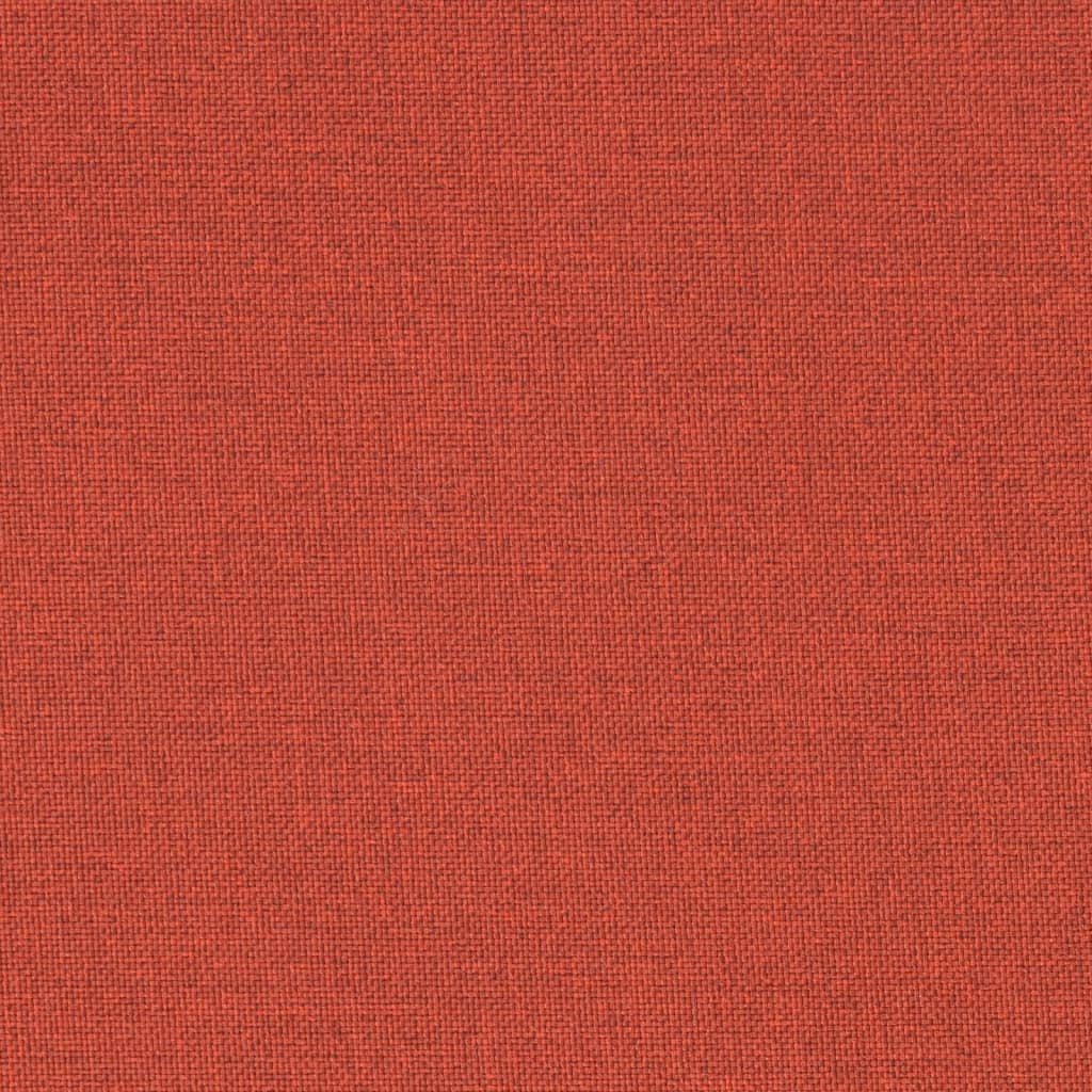 High Back Seat Cushions 6 Pcs. Melange Red 120 X 50 X 4 Cm Fabric