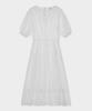 BELLOL Puff Strap Long Dress Ivory