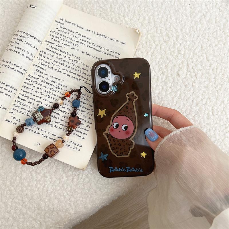 

Leopard Print Star Man iPhone 17/16ProMax/15/14 Case for Women iPhone 16 Pro