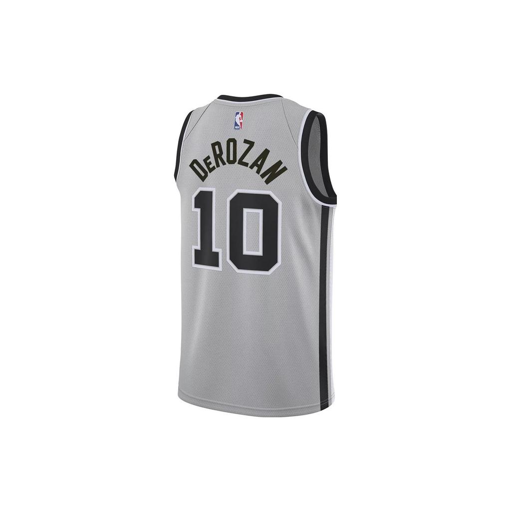 Nike NBA Spurs #10 DeRozan Fan Jersey 2019-2020 Season Men Tops Grey 877224-011