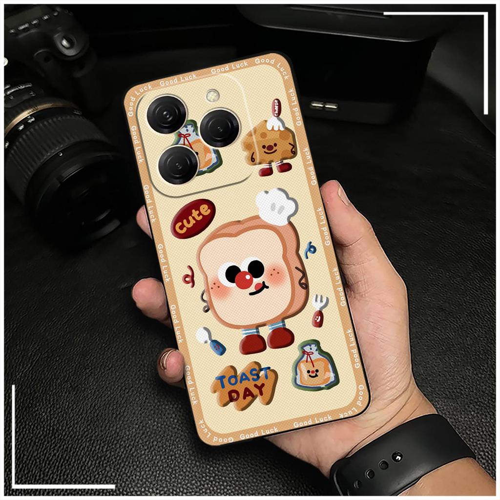 Durable Silicone Phone Case For Tecno Spark20 Pro/KJ6 Cute Dirt-resistant Anti-knock TPU Waterproof Soft Case Cartoon