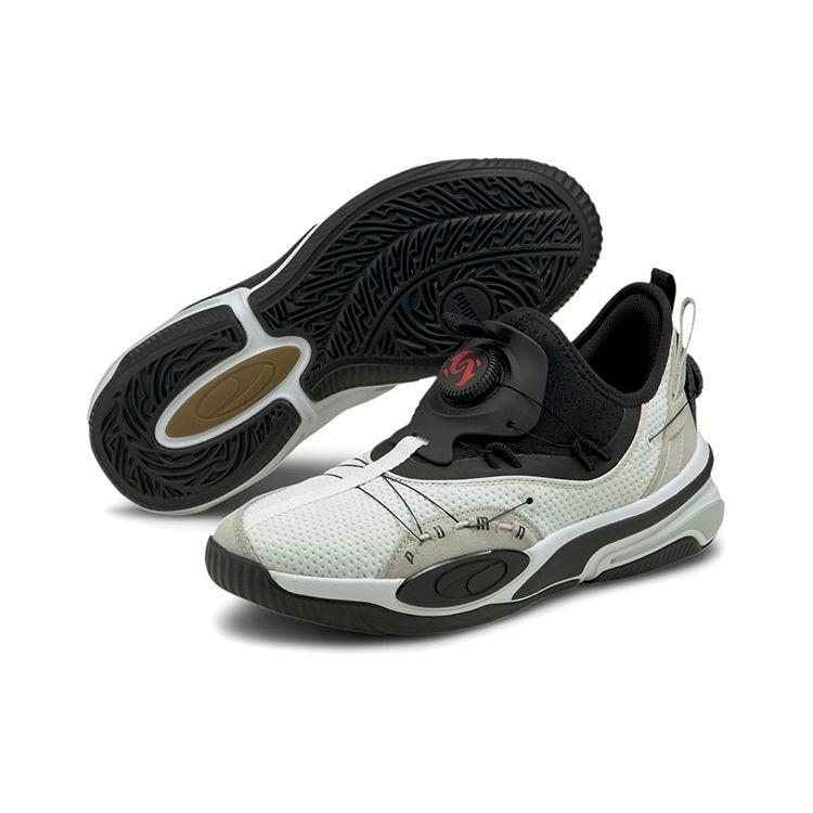 Puma Biało-czarne męskie sneakersy Double Disc 194277-02