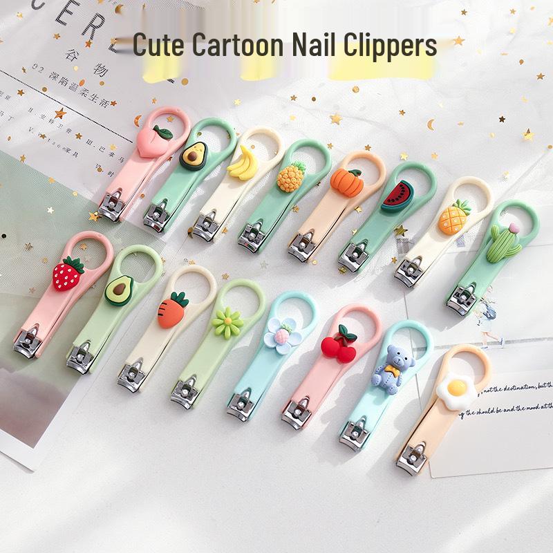 

Cartoon Folding Nail Clipper - Cute & Creative Manicure Tool for Adults Standard