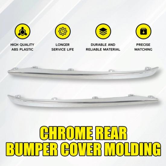 Front Driver and Passenger Side Outer Bumper Trim for Acura TLX 2015-2017