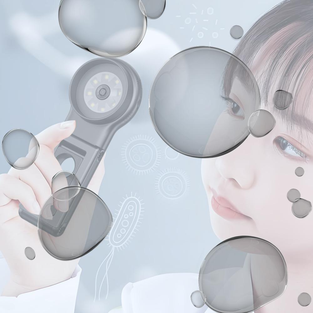 

500X Portable Handheld Microscope with LED HD Electronic Coin Magnifier Rechargeable Magnifying Glass for Jewelry Watch Repair China Mainland