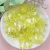 DIY Hairpin Earrings Small Flower Beads Accessories 15.8mm Fashion Handmade Materials 100pcs Clear Crystal Acrylic Bracelet