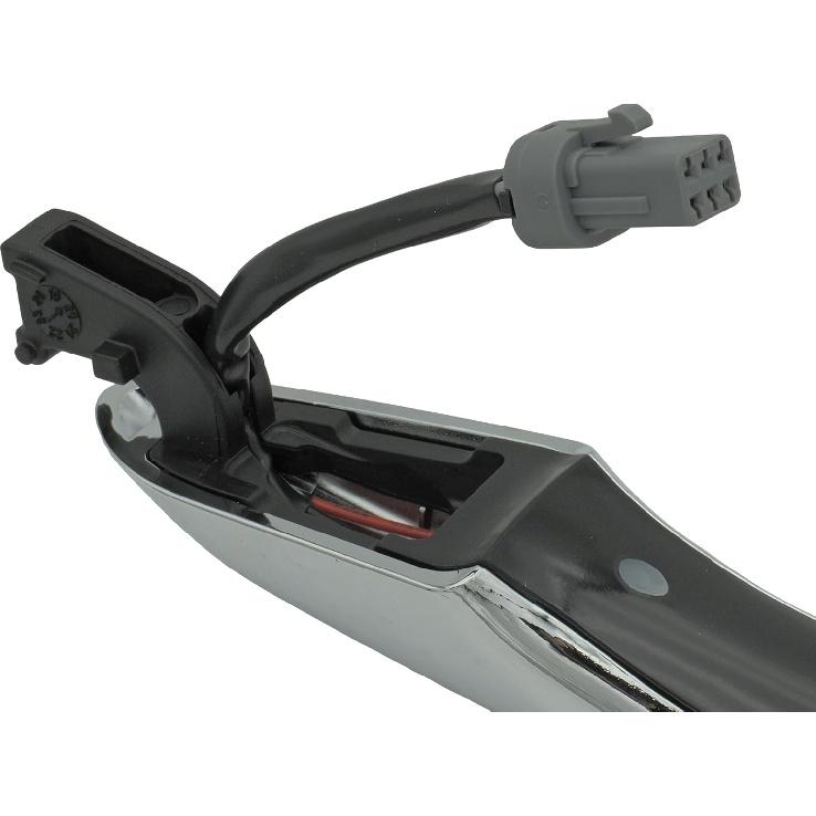 82651-D3710 Vordere linke Türgriff für 2016-2021 Hyundai Tucson 82651D3710 Äußerer Türgriff mit Smart-Key (Silber) - Chrom