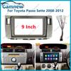 9 Inch Car Frame Fascia Adapter For Toyota Passo Sette 2008-2012 Android Radio Dash Fitting Panel Kit