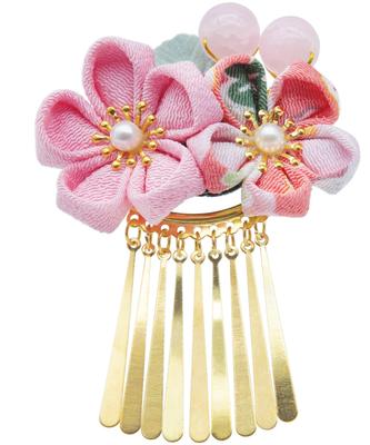 Baramoly Hair Graduation IF268 Ornament, Shichi-Go-San, Coming-of-Age Ceremony, Flower, Ceremony, Kimono, Tomesode, Furisode, Yukata, Hakama,