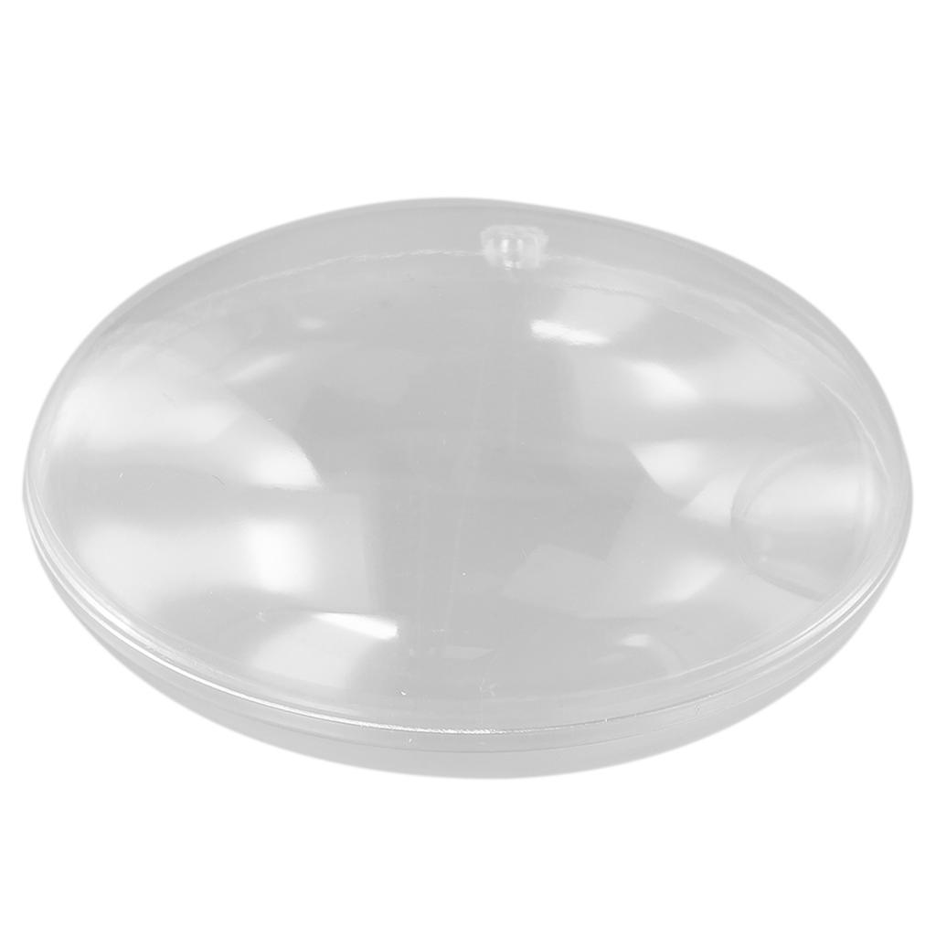 Clear Plastic Hollow Ornament Ball for Christmas Tree Decoration Home Party Display with Hanging Hole 7 Cm 9 Cm 11 Cm Set of 10