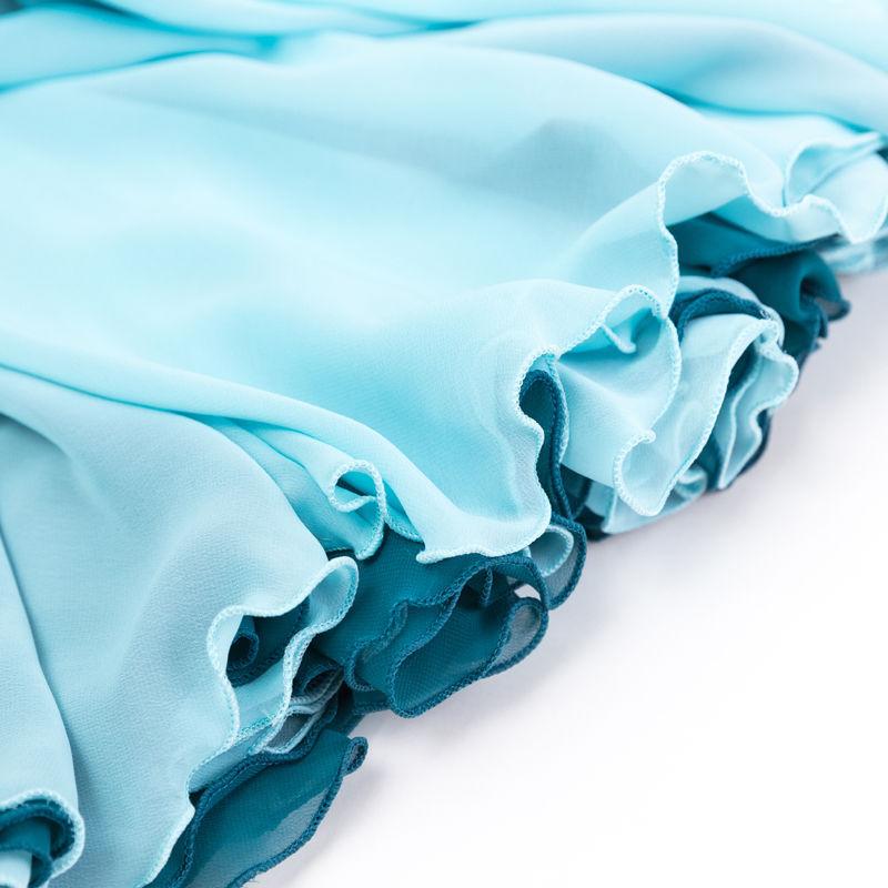 630 Degree Classical Dance Skirt Women Double-Side Chiffon Big Swing Skirt Belly Dance Costume Stage Performance Maxi Skirts