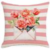 New Mother's Day Line Pillow Case Home Sofa Pillow Ornaments Car Office Waist Rest Cushion