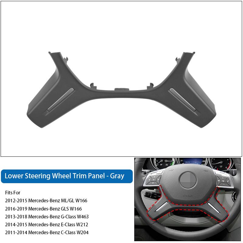 Mercedes ML/GL/GLS W166 & E/C/G-Class W204 Steering Wheel Trim Cover Accessories