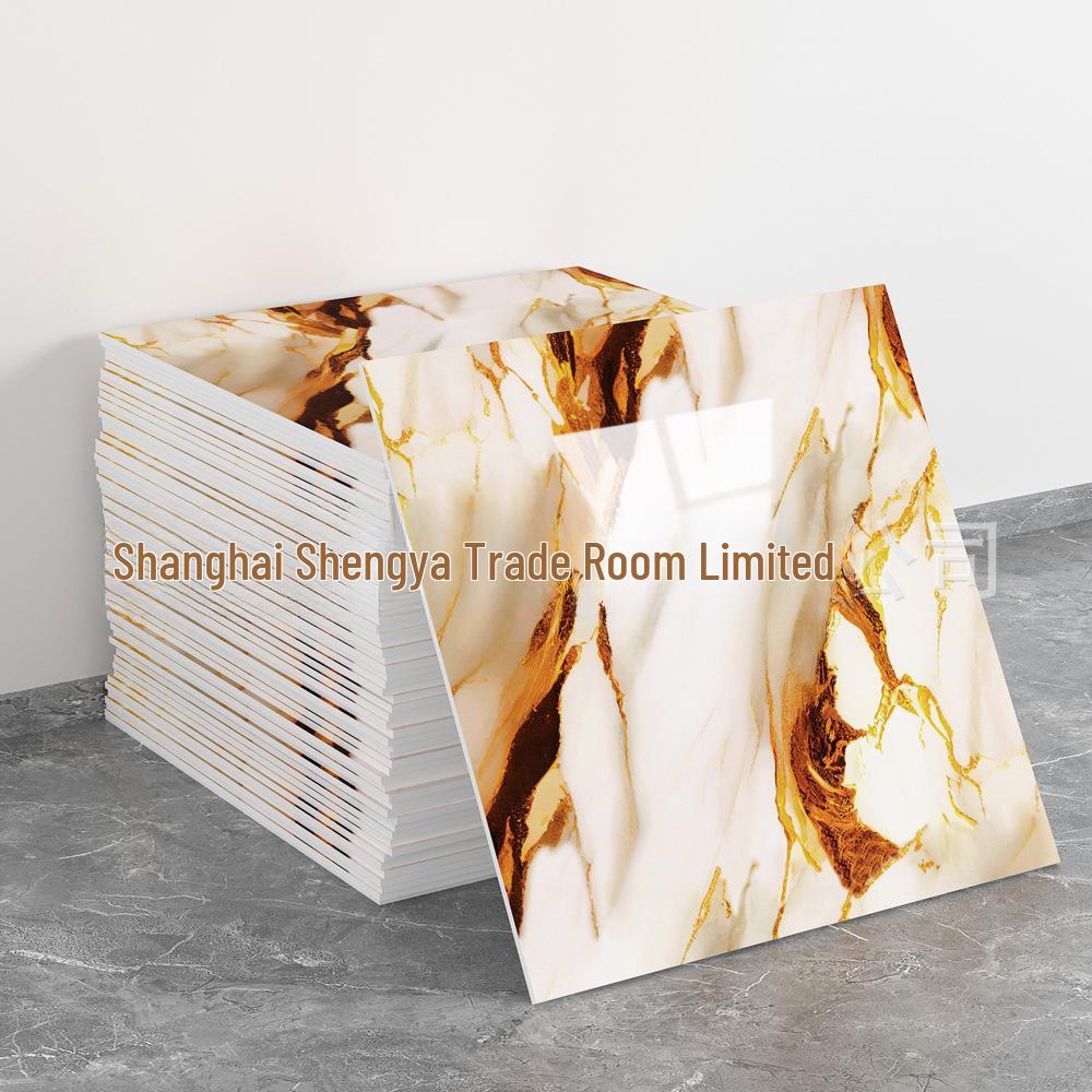 Fliesenimitat 3D Wandaufkleber: Selbstklebende Aluminium-Kunststoff-Paneele für Badezimmer- und Küchenrenovierung.