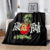 Rat Fink Retro Monster Graphic Print Flannel Blanket Cozy Warm Throw Sofa Bedroom Present Indoor Home Party Lounge Decor