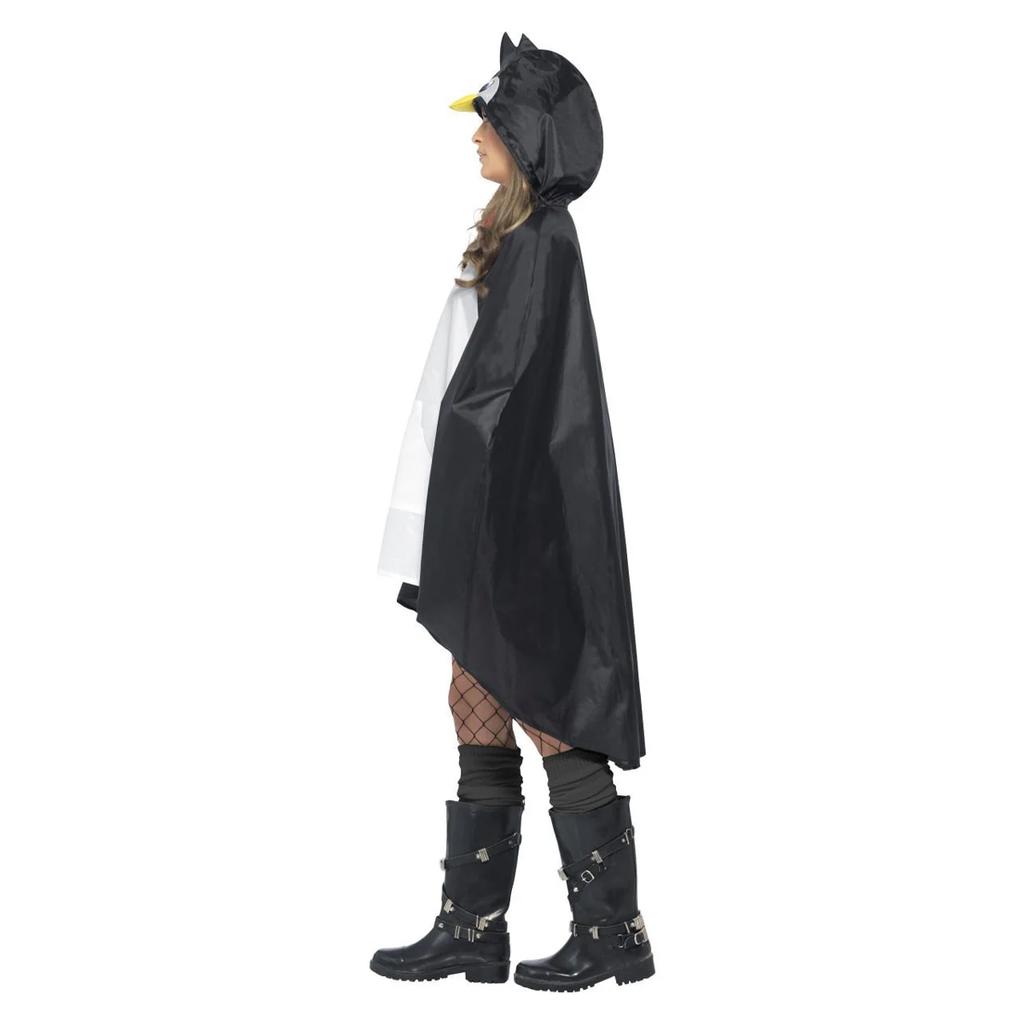 Smiffys Party-Poncho mit Pinguin, Unisex, für Erwachsene