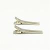 500pcs/bag 45mm Double Prong Alligator Hair Clips Flat Metal Boutique Hairpins With No Teeth for DIY Hair Styling Accessory