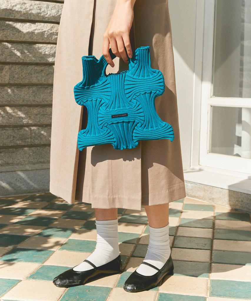 Pleatsmama Bow Bag Pacific Blue