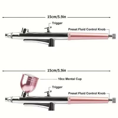 Portable Single Action Airbrush 0.3mm Nozzles Spray Gun Pen for Model Cake Nail Car Painting Beauty Inkjet