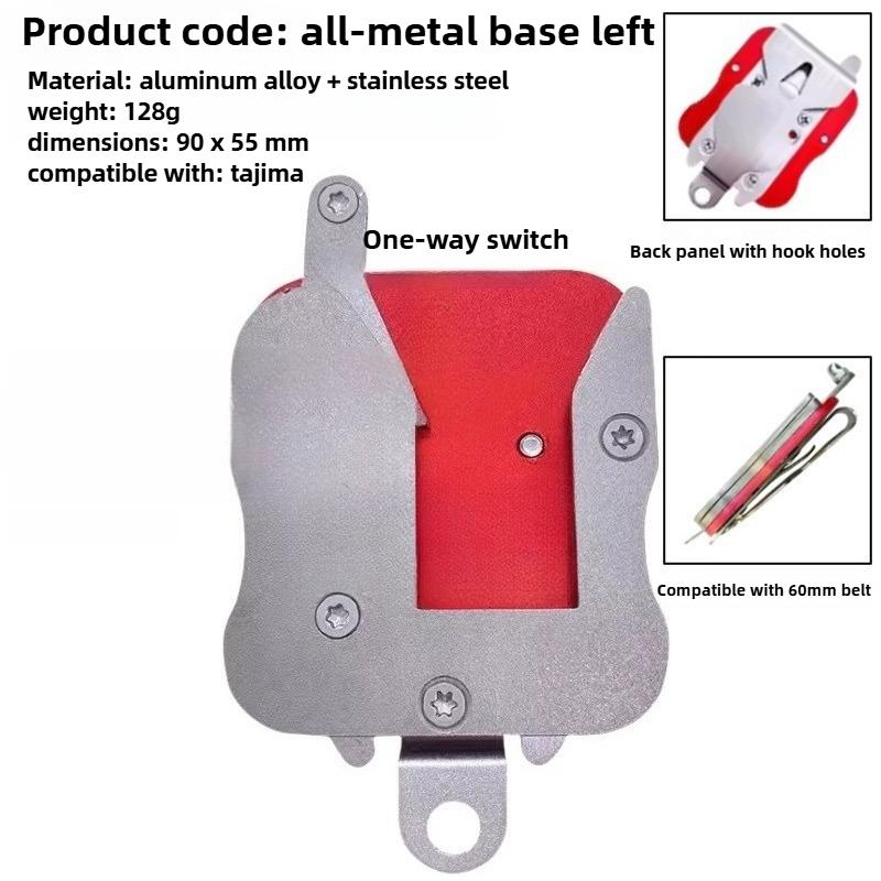 Modification Kit for TaJIma Waist Bag Quick Hanging Useful Powerful Tools Storage Fanny Pack Buckle Electric Drill Quick Hanging