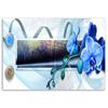 Leinwanddruck, Blaue Orchidee
