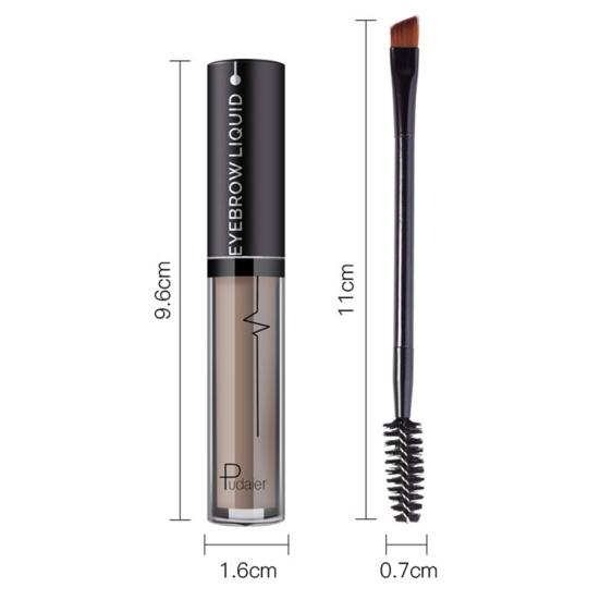 Pudaier Long Lasting Liquid Eyebrow Tint with Brush Quick Dry Dyeing Eye Makeup