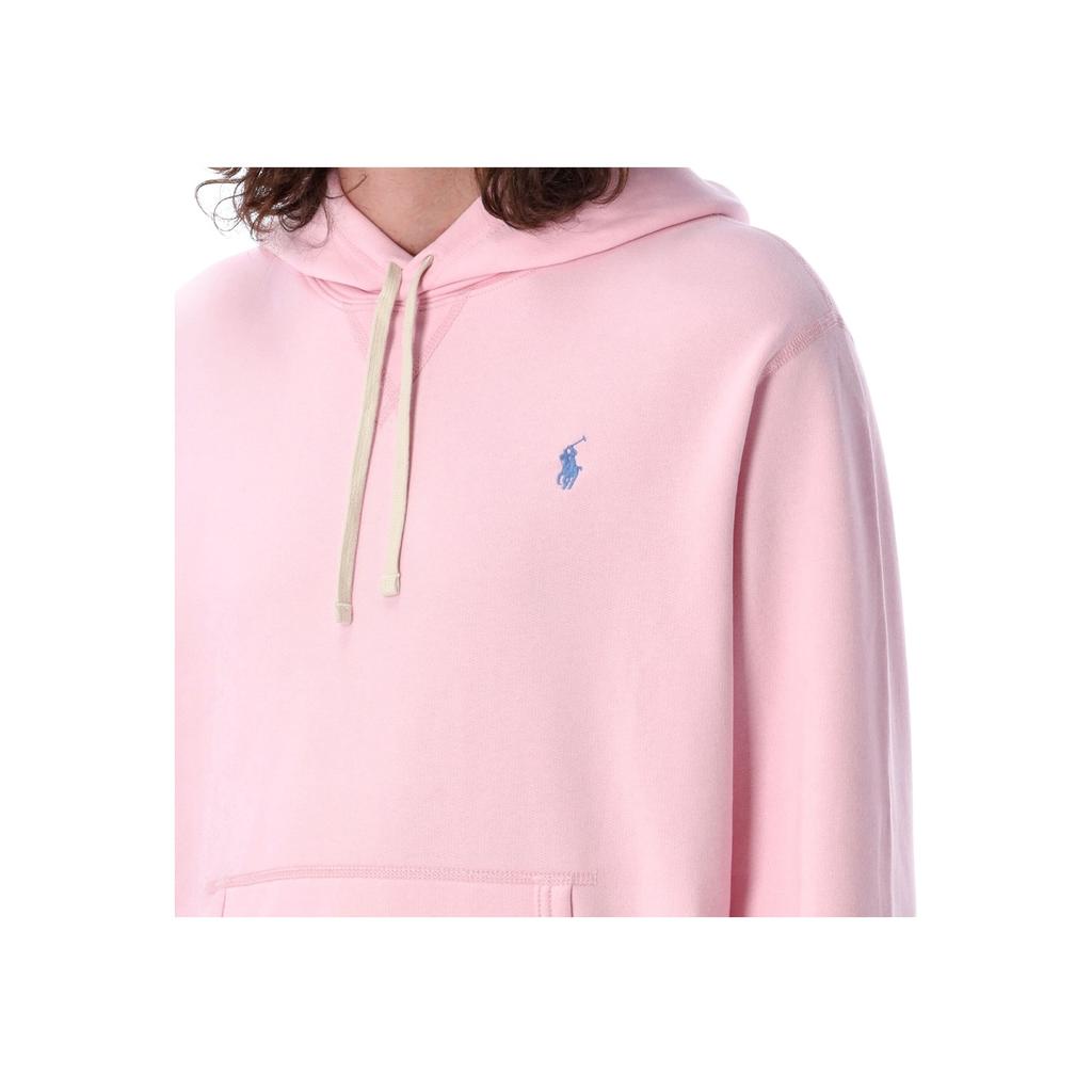 Felpa con cappuccio e logo Polo Ralph Lauren a maniche lunghe da uomo Rosa 710766778-101