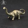Solid Brass Jurassic Dinosaur Small Statue Office Desktop Ornaments Tea Pet Crafts Animal Figurines Miniatures Children Toy Gift