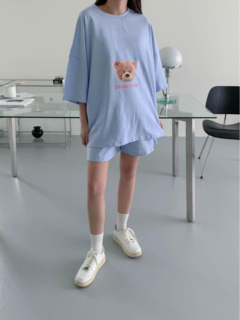 2024 Summer Women's Sporty Casual Short-Sleeved Shorts Set In Trendy Small Fragrance Style