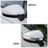 For Volkswagen VW Tiguan MK2 2017-2019 Exterior Rearview Mirror Protector Shell Cover Side Mirror Rain Visor Trim