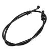 Motorcycle Brake Hose, Motorcycle Braided Steel Brake Clutch Hose Line Fit Most Bikes, Enduro, Motocross (500mm Black)