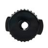 3.7X1.6cm Beckenunterleger Zubehör Schwarz Gadget-Teile