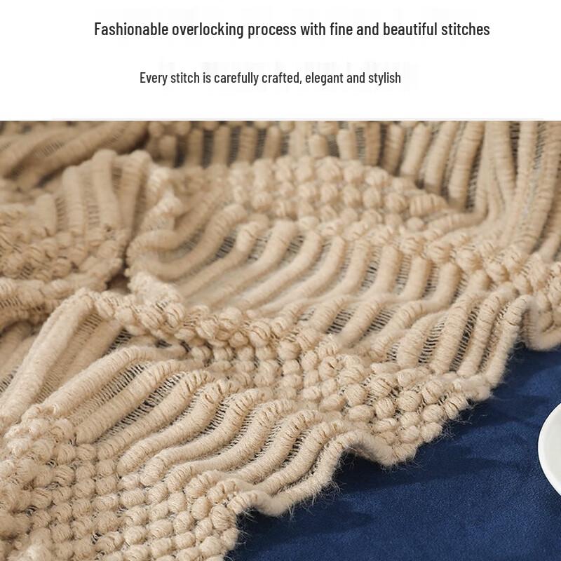 OEING Knitted Sofa Throw Blanket