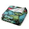 I CHOOSE GRASS Poke-Mon Blanket Coral Fleece Plush Bulbasaur Venusaur Ivysaur Super Warm Throw Blanket for Car Sofa Bedspread