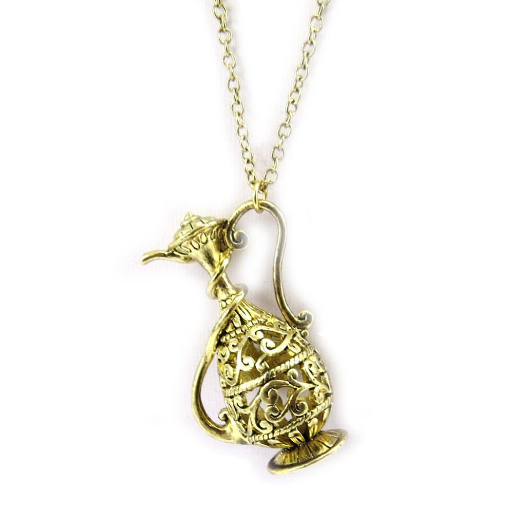 Les Trésors De Lily [L4260] - Designer Necklace '1001 Nuits' Aged Gold