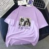 Hirsionsan Punk Short Sleeve Women T Shirt 2020 New Summer Gothic Graphic Tees Streetwear Soft Letter Printed Ladies Cool Tops