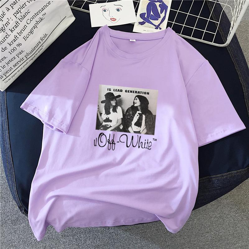Hirsionsan Punk Short Sleeve Women T Shirt 2020 New Summer Gothic Graphic Tees Streetwear Soft Letter Printed Ladies Cool Tops