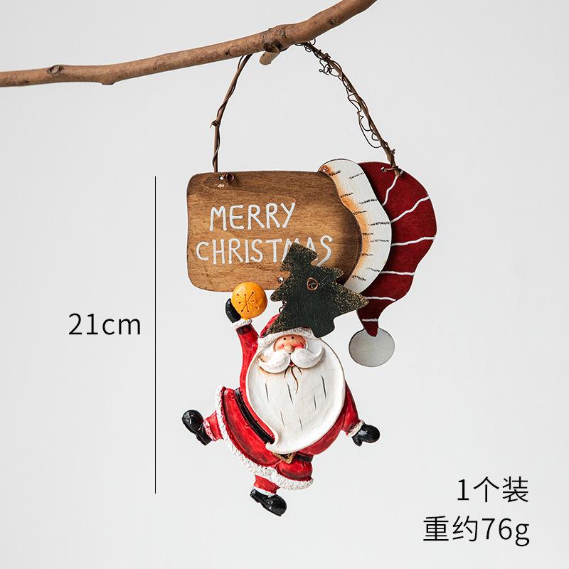 Christmas Resin Tree Decorations Santa Snowman Angel Pendant Ornament DIY Kids Toys Noel Navidad Kerst 2025