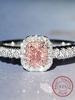 925 Silve Fashion Delicate Sweet Pink Zircon Ring For Women Anniversary Luxury Personalized High Quality Fine Jewelry