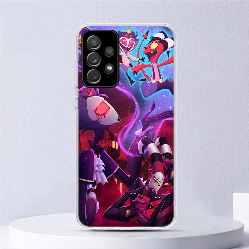H-Hazbin H-Hotel Angel Dust Soft Case For Samsung Galaxy A52 A42 A32 A22 A12 A02S Phone Cover A50 A51 A70 A71 A41 A31 A21S A40 A